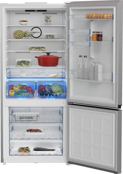 Холодильник з морозильною камерою Beko RCNE730E40SXP &ndash; фото