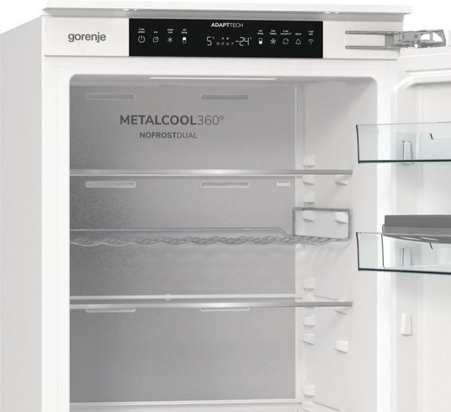 Вбудований холодильник Gorenje NRKI517E82WF з морозильною камерою No Frost &ndash; фото
