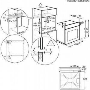 Духовка електрична Electrolux OEF3H30X &ndash; фото