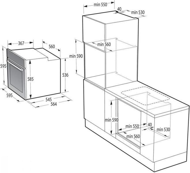 Духовка електрична Gorenje BSA6747DGWI &ndash; фото