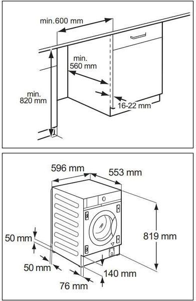 Прально-сушильна машина автоматична Electrolux EW7WN368SUI &ndash; фото