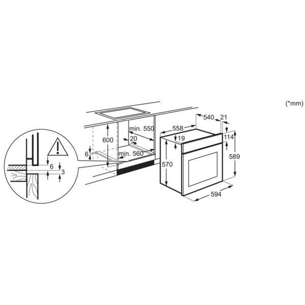 Духовка електрична Electrolux EOD5H70BZ &ndash; фото