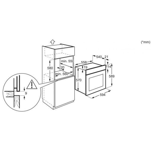Духовка електрична Electrolux EOD5H70BZ &ndash; фото