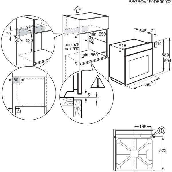 Духовка электрическая Electrolux EOE8P39WV &ndash; фото