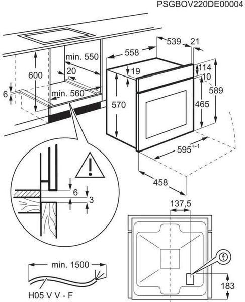 Духова шафа Electrolux EOF3H50BK &ndash; фото