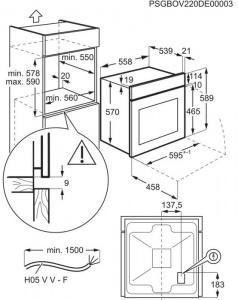 Духовка электрическая Electrolux EOF5C50BX &ndash; фото