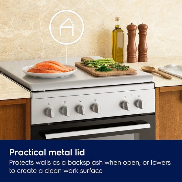 Плита комбінована Electrolux LKM660223X, нержавіюча сталь, 60x60 см &ndash; фото