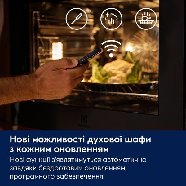 Встроенный духовой шкаф с паром ProAssist с функцией SteamPro 900 EOA9S3DC &ndash; фото
