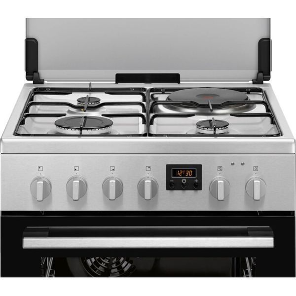 Плита комбінована Electrolux LKM660223X, нержавіюча сталь, 60x60 см &ndash; фото