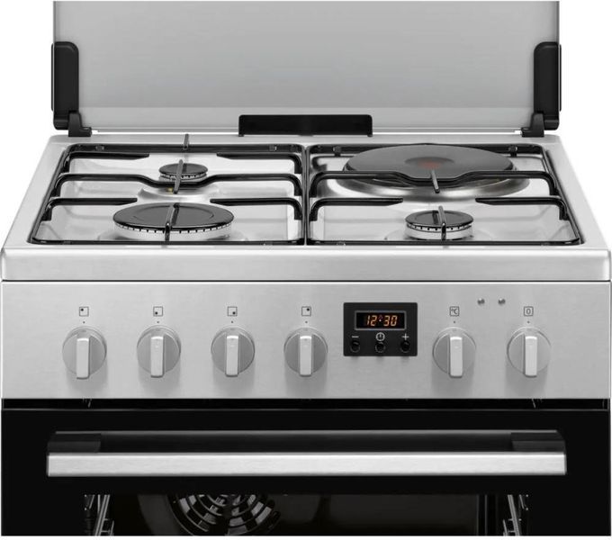 Плита комбінована Electrolux LKM660223X, нержавіюча сталь, 60x60 см &ndash; фото