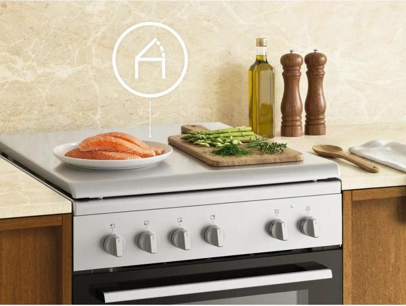 Плита комбінована Electrolux LKM660223X, нержавіюча сталь, 60x60 см &ndash; фото