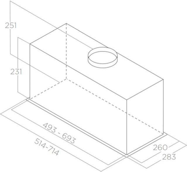 Витяжка вбудовувана Elica CT23 BL MAT/A/72 &ndash; фото