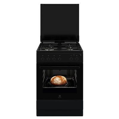 Газовая плита Electrolux LKG604015K, 60x60 см, черная &ndash; фото