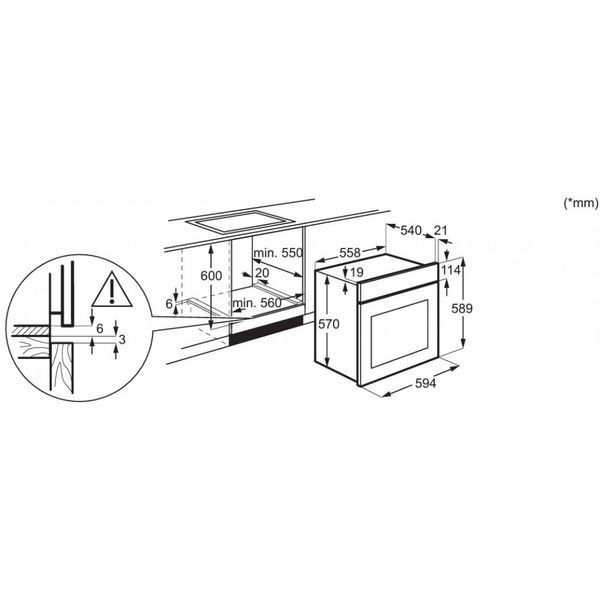 Духовка електрична Electrolux EOD5H70BX &ndash; фото