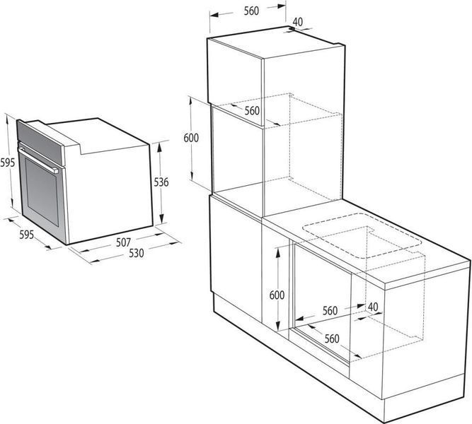 Духовка електрична Gorenje BO635E1B &ndash; фото