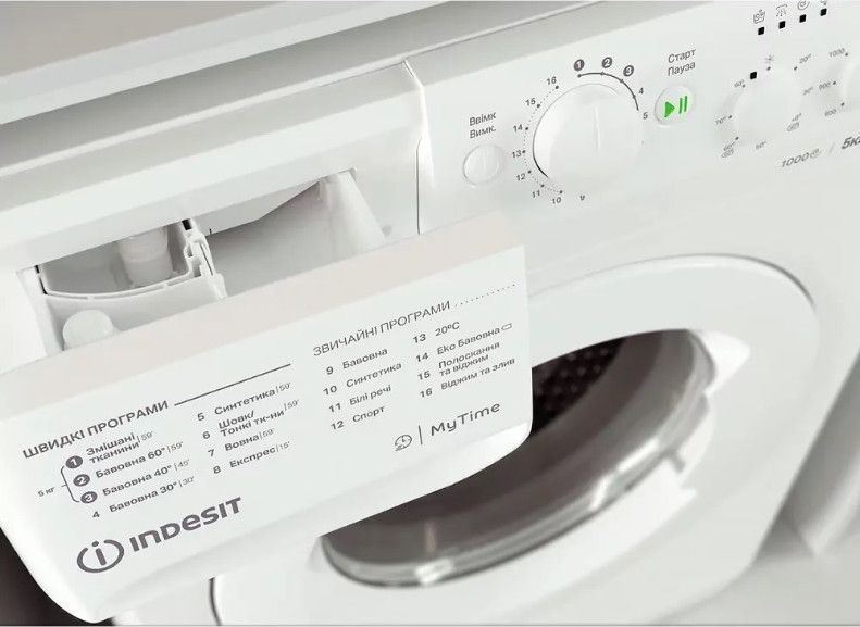 Пральна машина автоматична Indesit OMTWSC 51052 W UA &ndash; фото