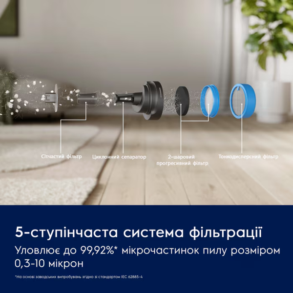 Вертикальний + ручний пилосос (2в1) Electrolux EP61AB21UG &ndash; фото