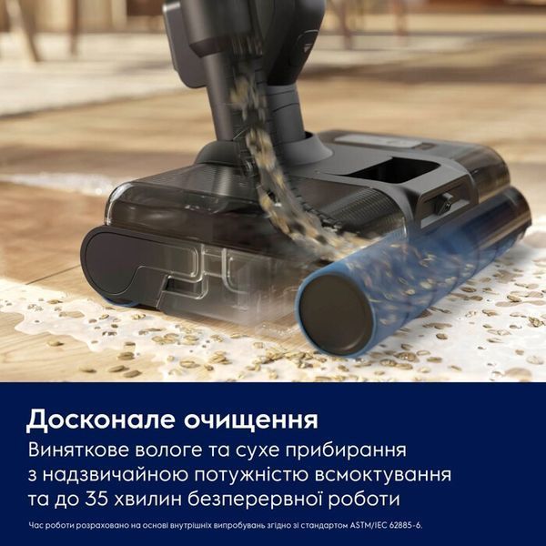 Вертикальний пилосос Electrolux EW82U2DB синій (2в1, вологе та сухе прибирання) &ndash; фото
