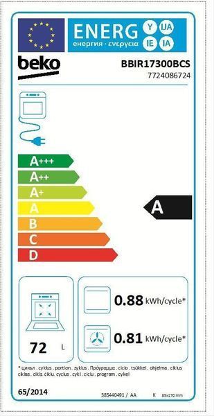 Духовка електрична Beko BBIR17300BCS &ndash; фото