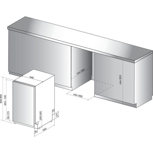 Посудомоечная машина Whirlpool WSIC 3M27 C WSIC 3M27 C фото