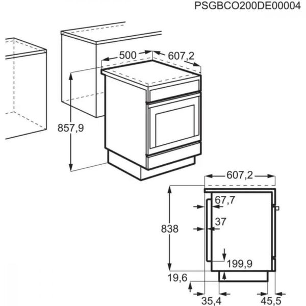 Комбінована плита Electrolux RKK520200X 943005425-1 фото