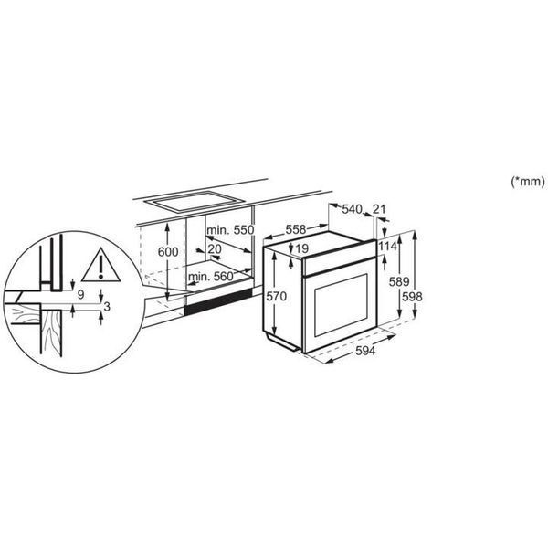 Духовка електрична Electrolux EOH4P56BX &ndash; фото
