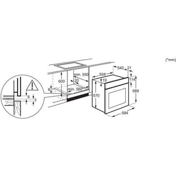 Духовка електрична Electrolux EOD3F40BX &ndash; фото