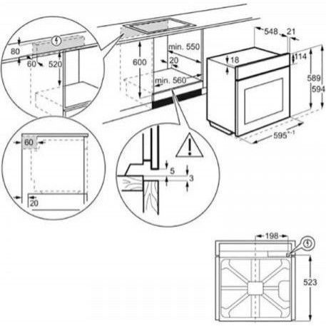 Духовка електрична Electrolux EOA5220FOV &ndash; фото