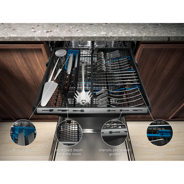 Посудомийна машина Electrolux EEC67310L 60 см інверторна AirDry чорний &ndash; фото