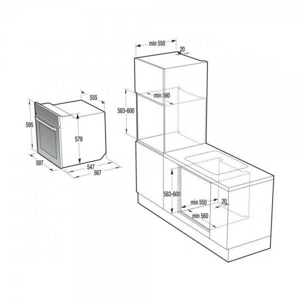 Духовка електрична Gorenje BO7732CLB BO7732CLB фото