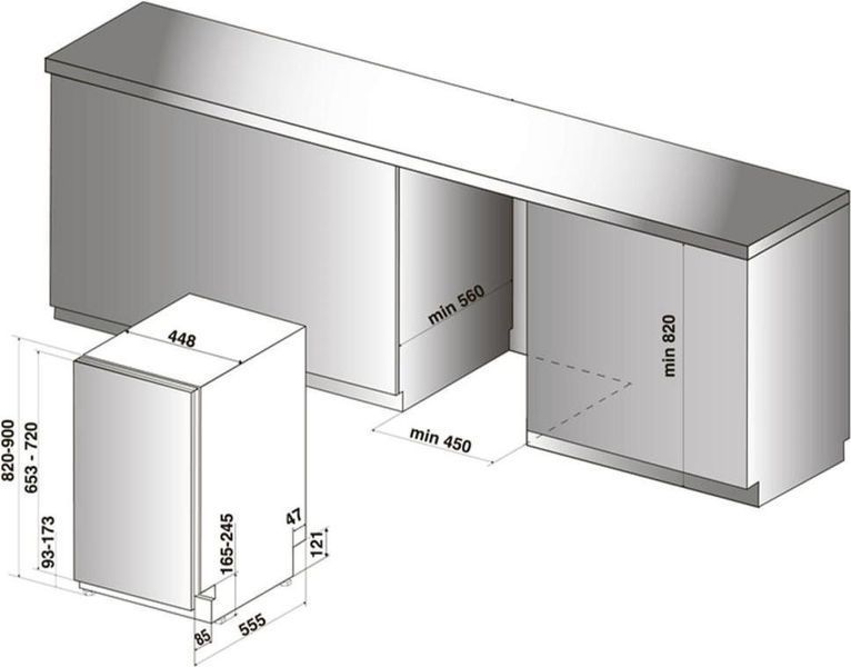 Посудомийна машина Indesit DSIC 3M19 &ndash; фото