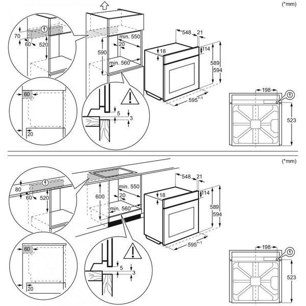 Духовка електрична Electrolux KODEC75X2 &ndash; фото