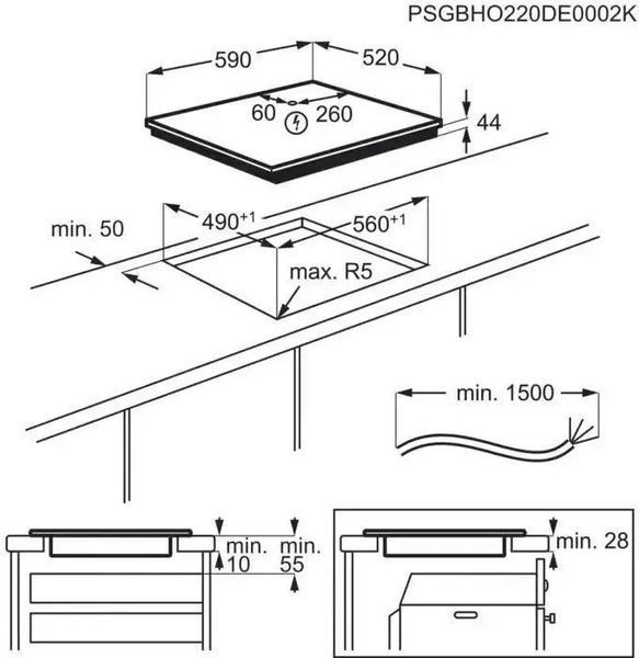 Индукционная варочная поверхность Sense Boil+Fry 60 см EIS67483 &ndash; фото