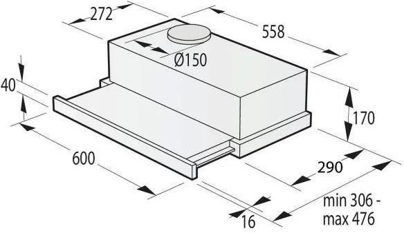 Витяжка телескопічна Gorenje TH60E3W &ndash; фото