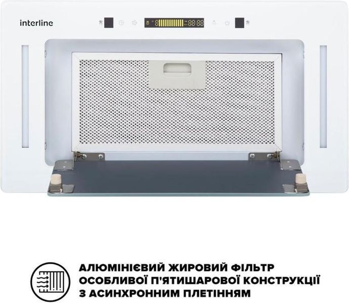 Витяжка вбудована Interline JOLLY WH A/60/GL/K &ndash; фото
