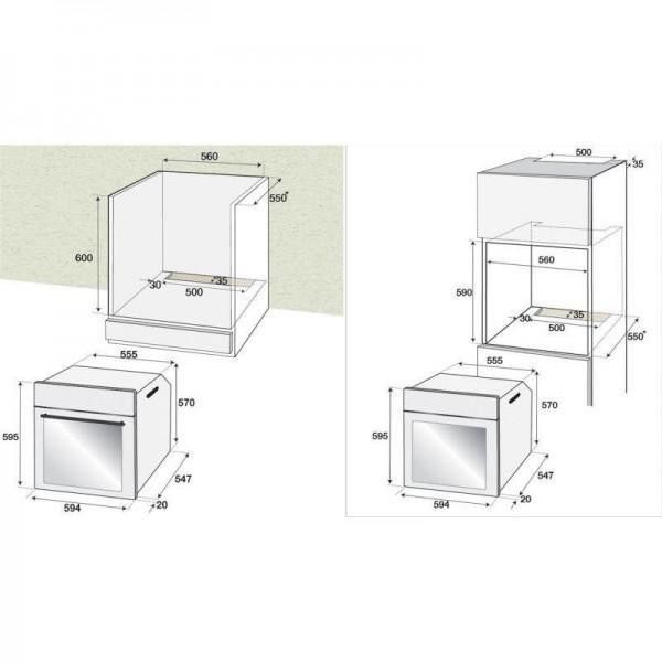 Духовка электрическая Beko BIM24400BCS 8690842017759 фото