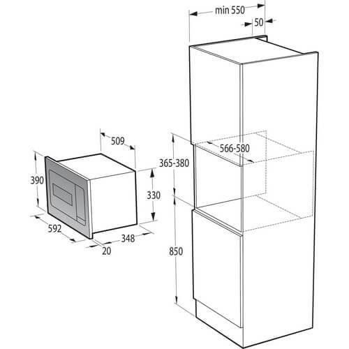 Микроволновка с грилем Gorenje BM235SYW &ndash; фото