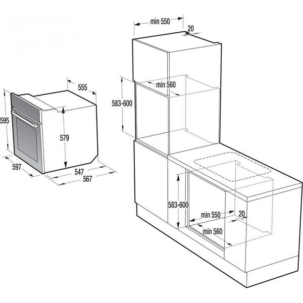 Духовка електрична Gorenje BO758ORAB BO758ORAB фото