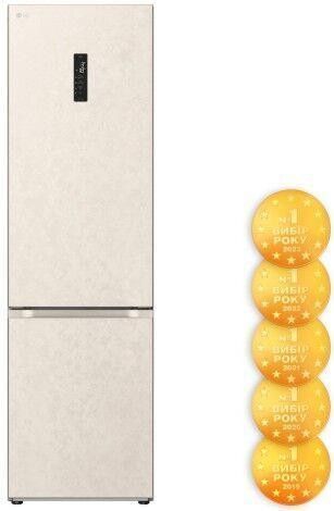 Холодильник з морозильною камерою LG GC-B509FEMW &ndash; фото