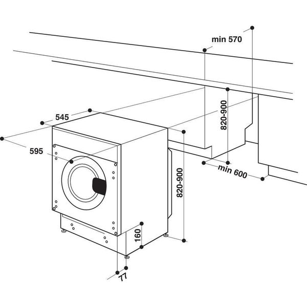 Стирально-сушильная машина автоматическая Whirlpool BI WDWG 75148 BI WDWG 75148 фото