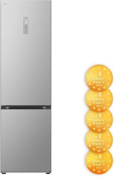 Холодильник з морозильною камерою LG GC-B509FNMW &ndash; фото