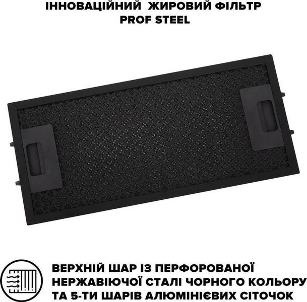 Встраиваемая вытяжка Interline SWAY BL A/60 GL/S &ndash; фото